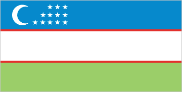 Flag of Uzbekistan