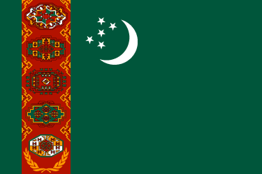 Flag of Turkmenistan