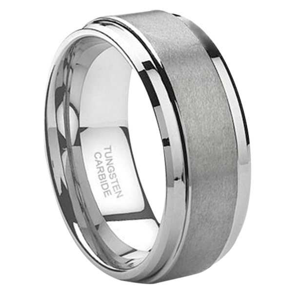 ATOP Tungsten Versus Gold Wedding Bands - Men's Wedding Bands