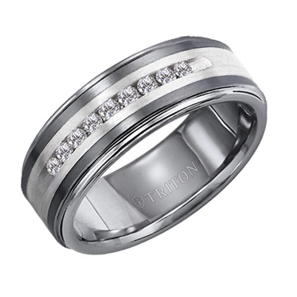 Triton Tungsten Men&#39;s Ring – Everett Jewelry